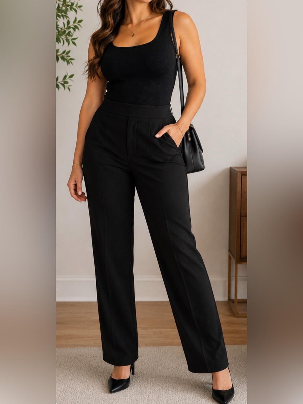 Athleta Women's Black Dress Pants / Casual Work Pants Size 2